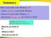 《Unit 8 Have you read Treasure Island yet Section A Grammar focus 4a-4c》PPT课件2-八年级下册新目标英语【人教版】