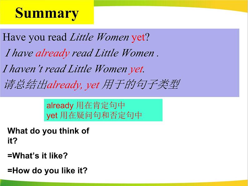 《Unit 8 Have you read Treasure Island yet Section A Grammar focus 4a-4c》PPT课件2-八年级下册新目标英语【人教版】第5页