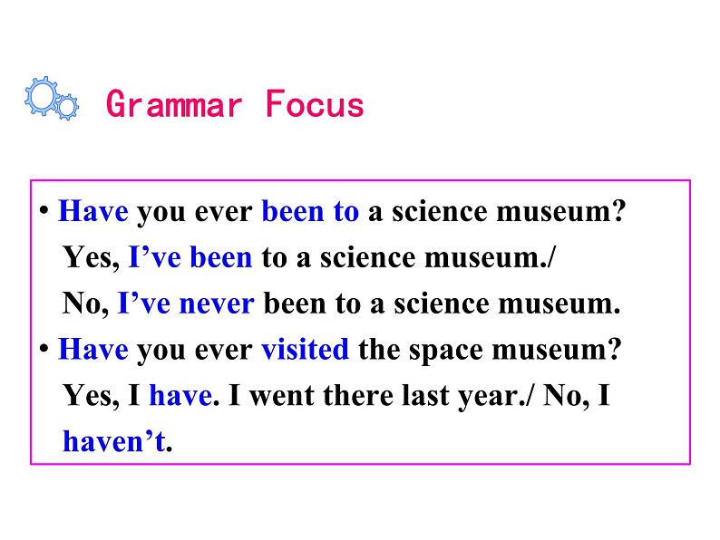 《Unit 9 Have you ever been to a museum Section A Grammar focus 4a-4c》教学课件3-八年级下册新目标英语【人教版】第5页