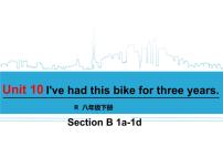 人教新目标 (Go for it) 版八年级下册Unit 10 I’ve had this bike for three years.Section B课文ppt课件