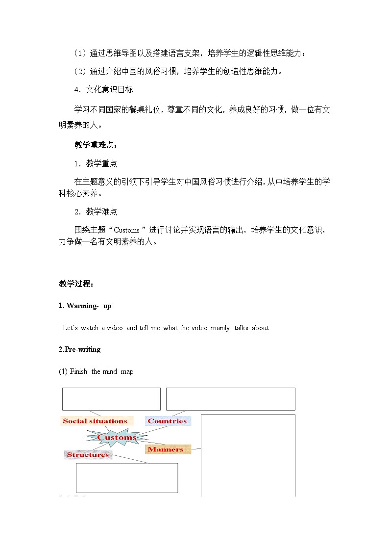 《Unit 10 You’re supposed to shake hands Section B 3a-3b Self check》教学设计7-九年级全一册英语【人教新目标版】第2页