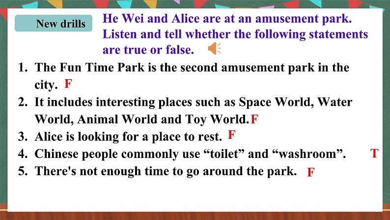 人教新目标版英语九上Unit 3《Could you please tell me where the restrooms are？》SectionA 2d Grammar Focus-4c课件第4页