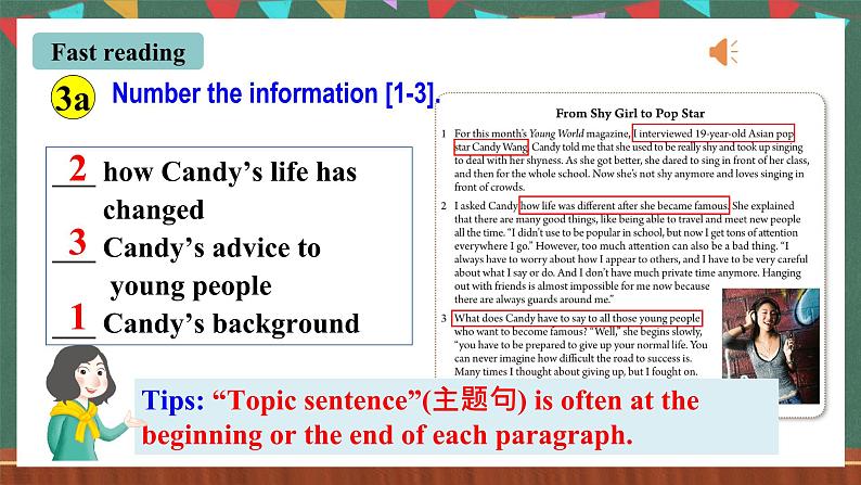 人教新目标版英语九上Unit 4《I used to be afraid of the dark. 》Section A 3a-3c课件+音视频素材06