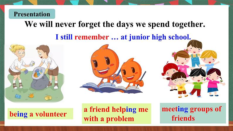 人教新目标版英语九下Unit 14《 I remember meeting all of you in Grade 7.》SectionA 1a-2c课件+音视频素材07