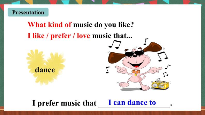 人教新目标版英语九下Unit 9 《I like music that I can dance to.》SectionA 2d课件+音视频素材04
