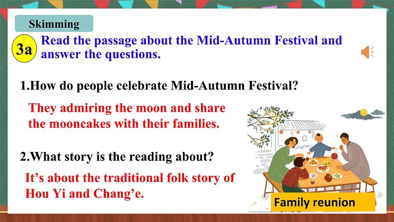 人教新目标版英语九上Unit 2 《I think that mooncakes are delicious. 》Section A 3a-3c课件+音视频素材08