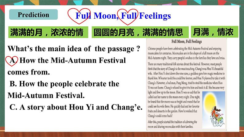 人教新目标版英语九上Unit 2 《I think that mooncakes are delicious. 》Section A 3a-3c课件第7页