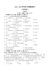 辽宁省铁岭市2022-2023学年七年级上学期期中英语试题