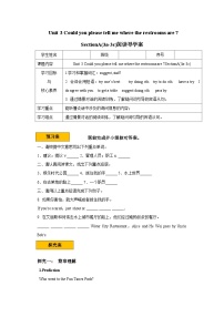 初中英语人教新目标 (Go for it) 版九年级全册Section A学案及答案