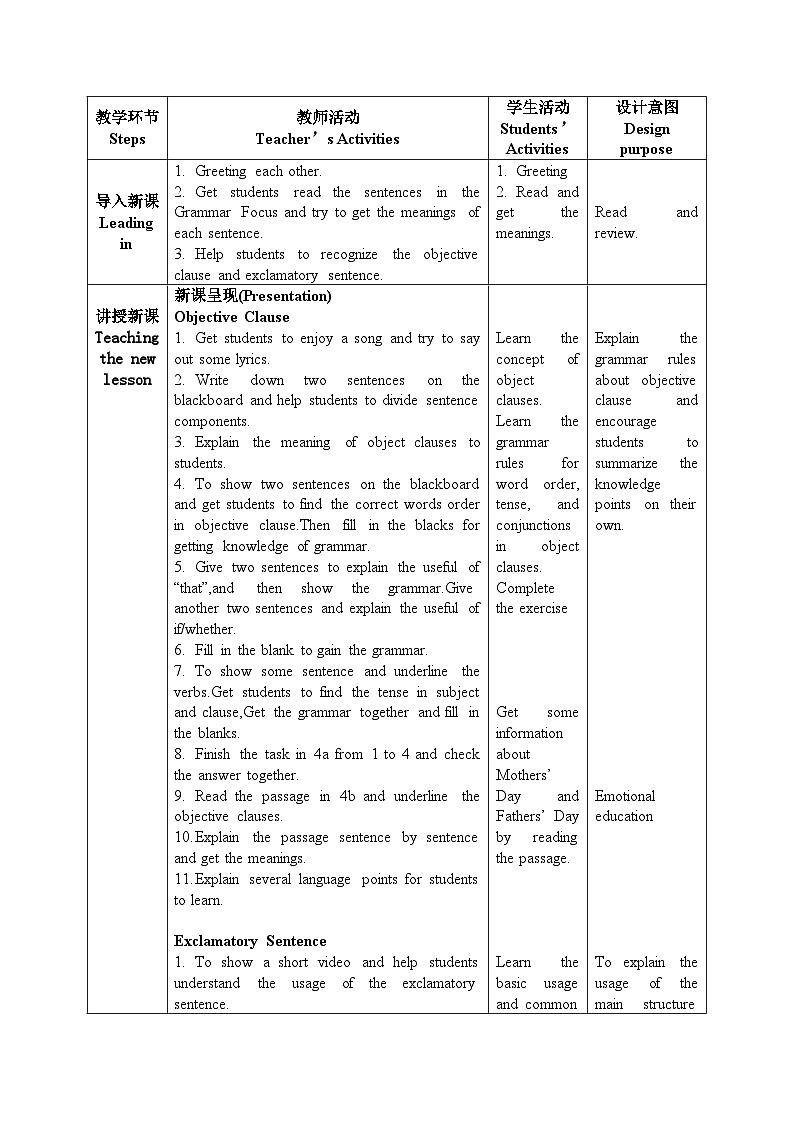 【核心素养目标】人教版初中英语九年级全册 Unit 2 I think that mooncakes are delicious Grammar Focus课件+教案+同步练习（含反思和答案）02
