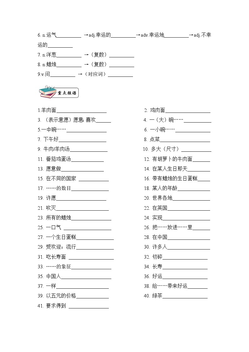 Unit10_单词短语周周清第2页