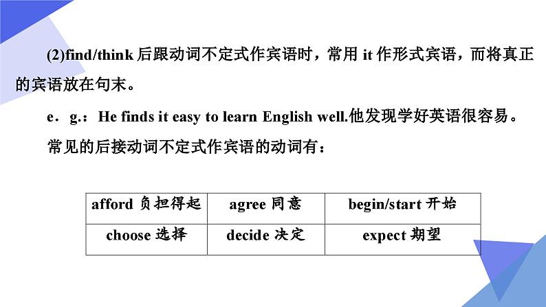 中考英语一轮复习重点知识课件第11讲 非谓语动词第8页