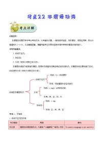 中考英语一轮复习考点过关练习考点22 非谓语动词（含解析）