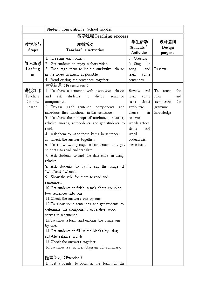 【核心素养目标】人教版初中英语九年级全册 Unit 9 I like music that I can dance to Section A Grammar focus -4c课件+教案+同步练习（含反思和答案）02