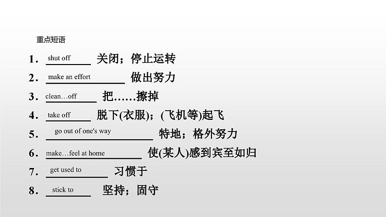 人教版中考英语教材一轮复习课件：九(全)　Units 9～10（含答案）05