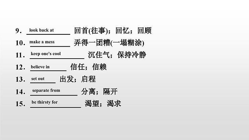 人教版中考英语教材一轮复习课件：九(全)　Units 13～14（含答案）06