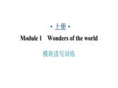 外研版九年级英语上册Module1模块读写训练教学课件