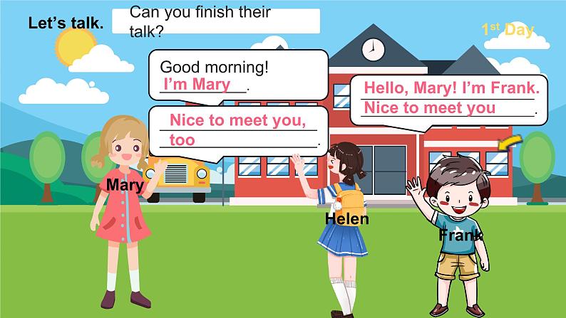 Unit1 My name's Gina. Section A (1a-2c) 课件 2023-2024学年人教版七年级上册英语04