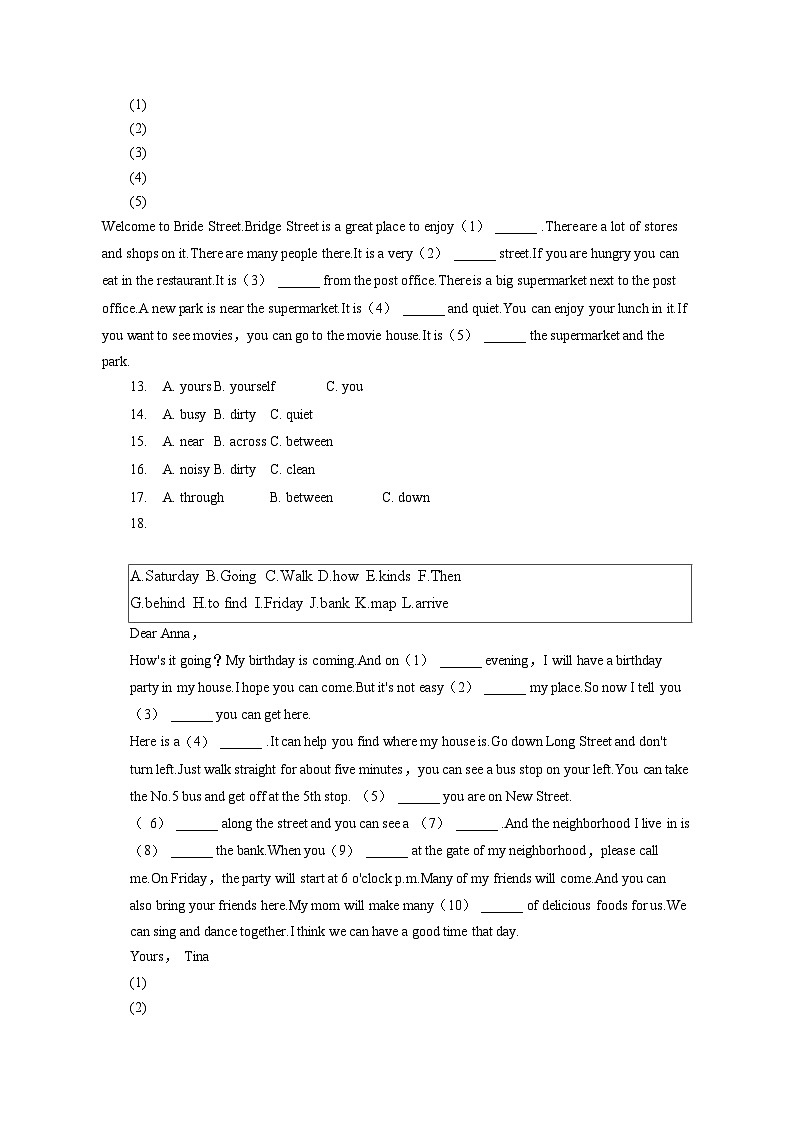 2022-2023学年吉林省吉林市永吉县七年级（下）期末英语试卷（含答案解析）03
