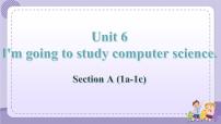 初中人教新目标 (Go for it) 版Unit 6 I’m going to study computer science.Section A试讲课ppt课件