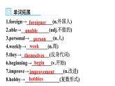 人教版八年级英语上册Unit 6第三课时Section B （1a～Self Check）知识点课件