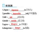 人教版八年级英语上册Unit 7第三课时Section B （1a～Self Check）知识点课件