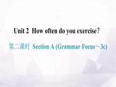 人教版八年级英语上册Unit 2第二课时Section A (Grammar Focus～3c)分层作业课件