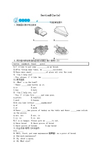 人教新目标 (Go for it) 版八年级上册Section B精品课堂检测