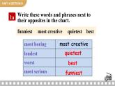 Unit 4 Section B 1a-1e 人教英语八上【课件+教案】