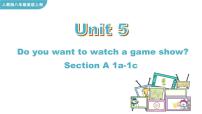 初中英语人教新目标 (Go for it) 版八年级上册Unit 5 Do you want to watch a game show?Section A图片ppt课件