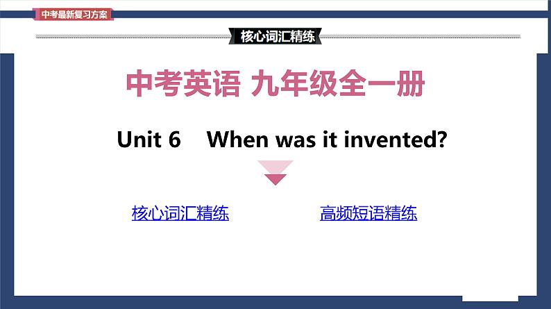 Unit 6 When was it invented  Section A词汇精讲 九年级全册英语（人教版）课件PPT02