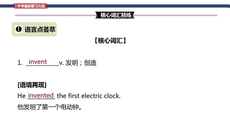 Unit 6 When was it invented  Section A词汇精讲 九年级全册英语（人教版）课件PPT03