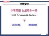 Unit 10 You’re supposed to shake hands  Section A词汇精讲 九年级全册英语（人教版）课件PPT