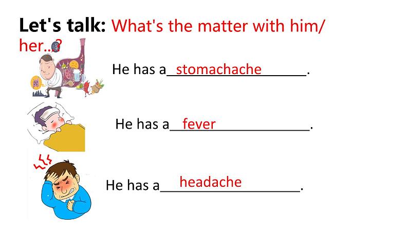 Unit 1 What's the matter Section A 1a-2a课件PPT07