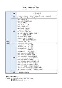 【期中单元考点讲练】（牛津上海版） 2023-2024学年八年级上册英语Unit 2单元考点讲练试卷