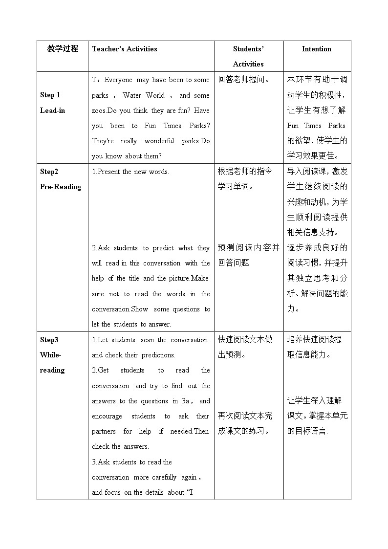 Unit 3 Could you please tell me where the restrooms areSectionA 3a-3b教学设计   人教版九年级英语全册第2页