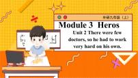 英语九年级上册Unit 2There were few doctors, so he had to work very hard on his own.教学课件ppt