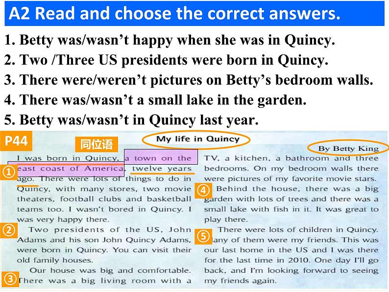 初中英语7B Module 7 My past lifeUnit 2  I was born in Quincy.Period 1课件第6页