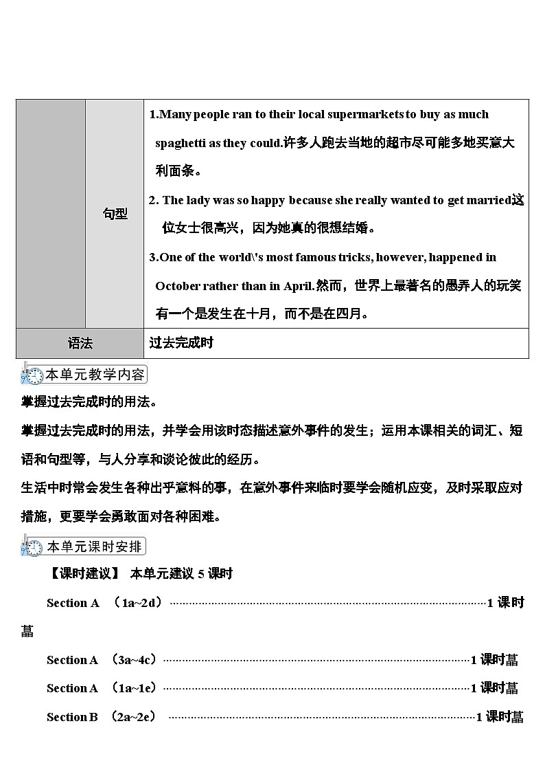 人教版九年级英语全册第十二单元教案03