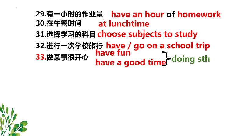 专题02+Unit+2+School+life【考点串讲PPT】-2023-2024学年八年级英语上学期期中考点大串讲（牛津译林版）第8页