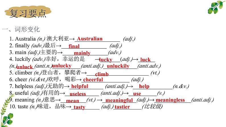 专题03+Unit+3+A+day+out【考点串讲PPT+知识清单】-2023-2024学年八年级英语上学期期中考点大串讲（牛津译林版）03