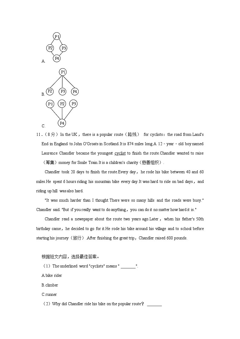 山东省临沂市费县2022-2023学年七年级下学期期末英语试卷+03