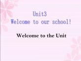牛津译林版初中英语七年级上册 Unit 3 Welcome to our school! Welcome to the Unit  课件
