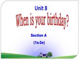 人教版英语七年级上册 Unit 8 Section A（1a-2e）课件