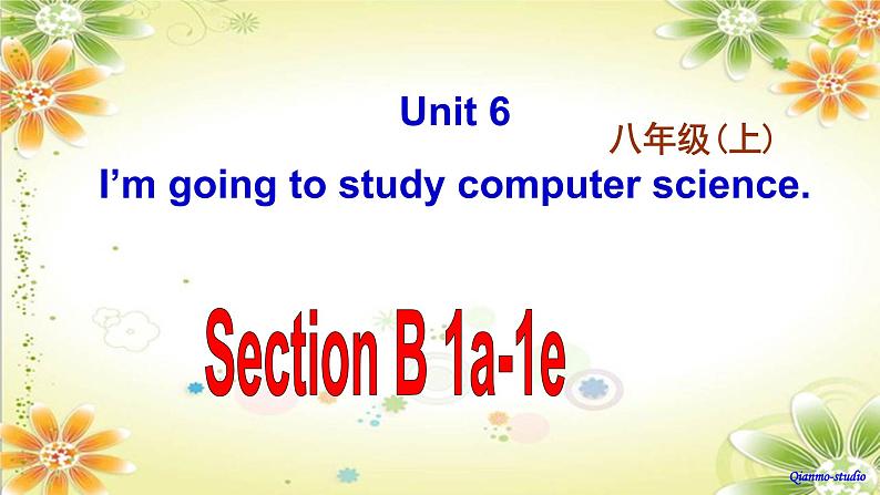 Unit6 Section B 1a-1e 课件01