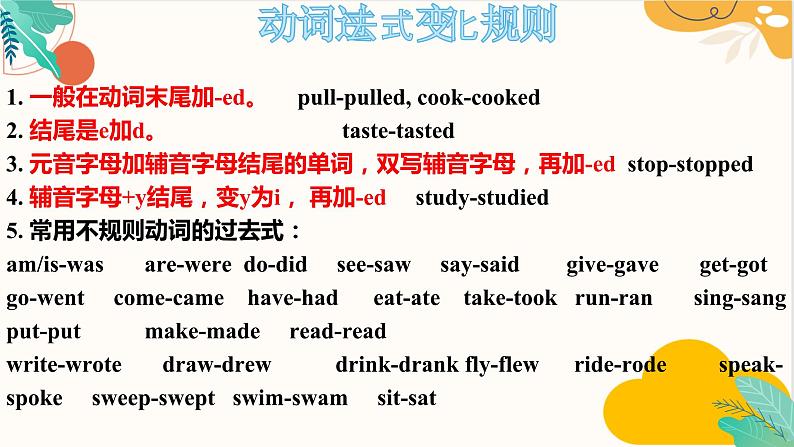 人教新目标Go For It八年级英语上册 Unit1 Where did you go on vacation SectionA Grammar Focus-3c课件PPT第8页