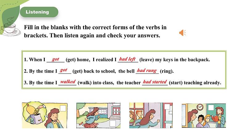 【核心素养目标】人教版初中英语九年级全册 Unit 12 Life is full of the unexpected Section A 2a-2d课件+教案+同步练习（含反思和答案）06