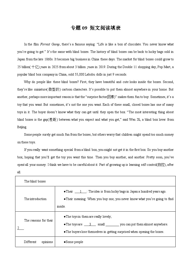 【期中真题】（全国通用）2023-2024学年八年级英语上册 期中真题分类专题汇编 专题09 短文阅读填表（江苏专用）-试卷.zip01