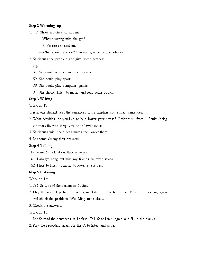 人教新目标(Go for it)版八年级下册 Unit4__SectionB1__（1a-2e）教案02