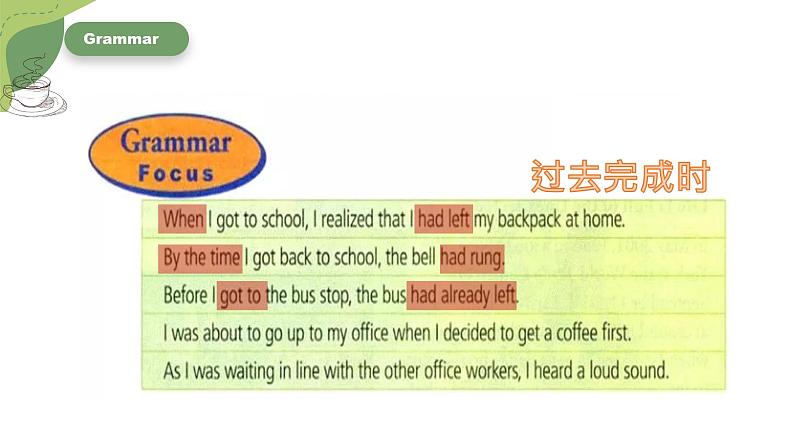 【核心素养目标】人教版初中英语九年级全册 Unit 12 Life is full of the unexpected Section A Grammar-4c课件+教案+同步练习（含反思和答案）07